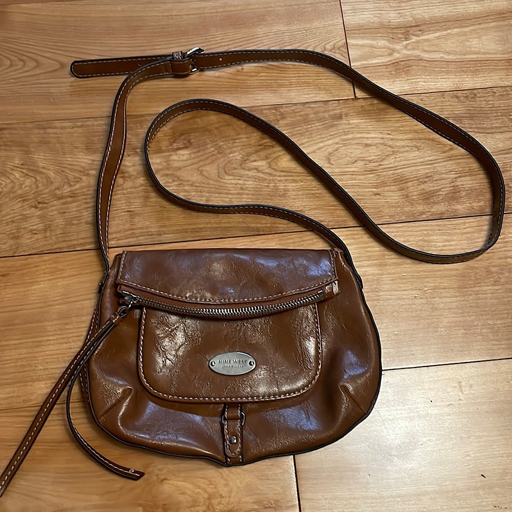 Brown shoulder bag by Nine West